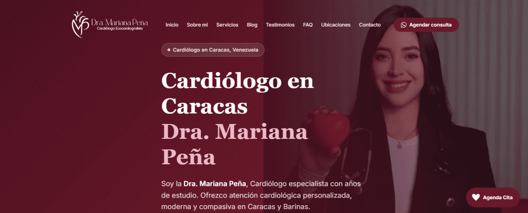 Sitio web de Cardio Latido VZLA