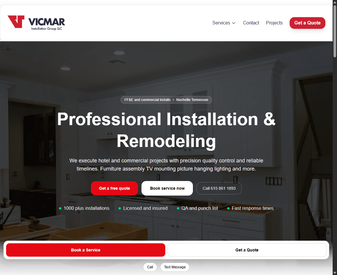 Vicmar Installs